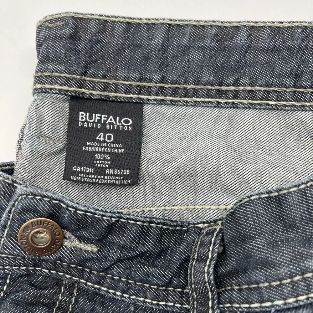 BUFFALO David Bitton King Basic Slim Boot Jean 40 - Picture 16 of 16